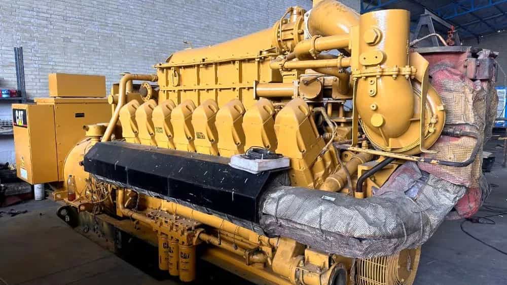 پایان اورهال موتور ژنراتور CAT G3516 C
